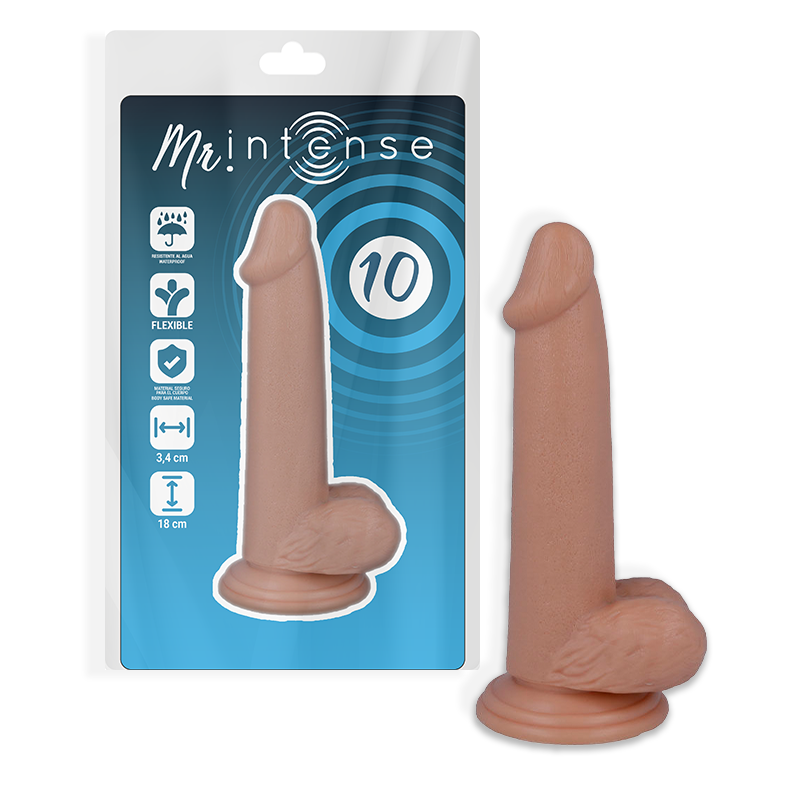 Gode Réaliste Mr Intense Veiné 14,6 cm Texture Naturelle Ventouse