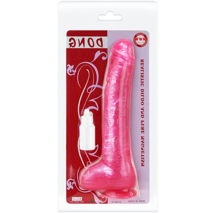 Gode Réaliste Veiné Ventouse Forte Testicules Souples - Baile