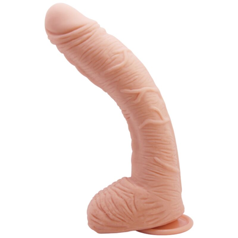 Gode Réaliste Ventouse Alex 27 cm Courbé Point G TPR - Baile