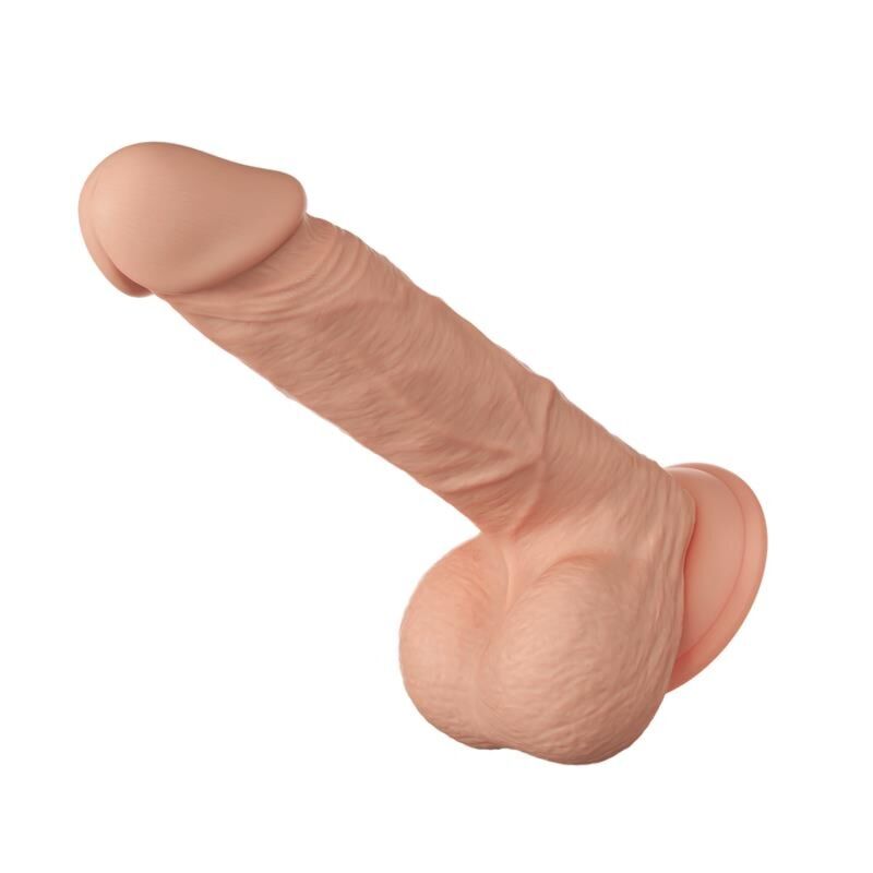 Gode Réaliste Ventouse Bahamut Flexible 21,8 cm Naturel - Baile