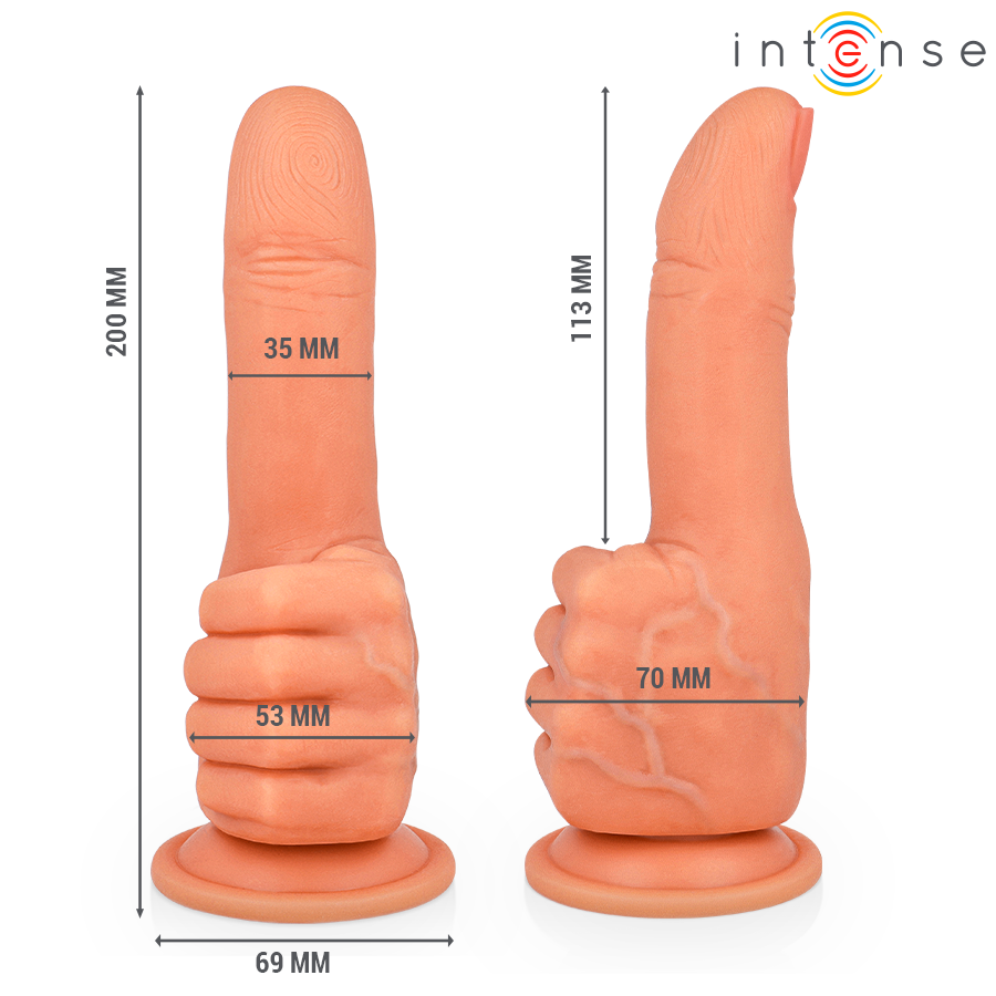 Gode Stimulateur Point G Bender Flexible Ventouse 11,3 cm - Intense