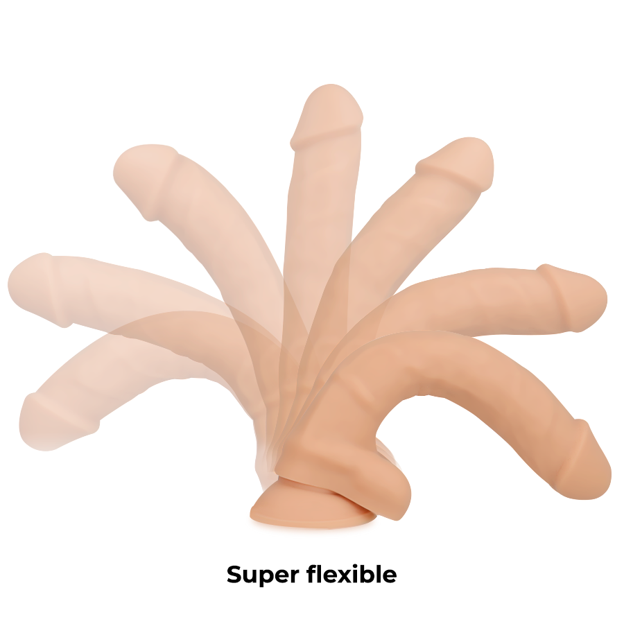 Gode Ventouse Réaliste Silicone Double Densité Articulable - Cock Miller