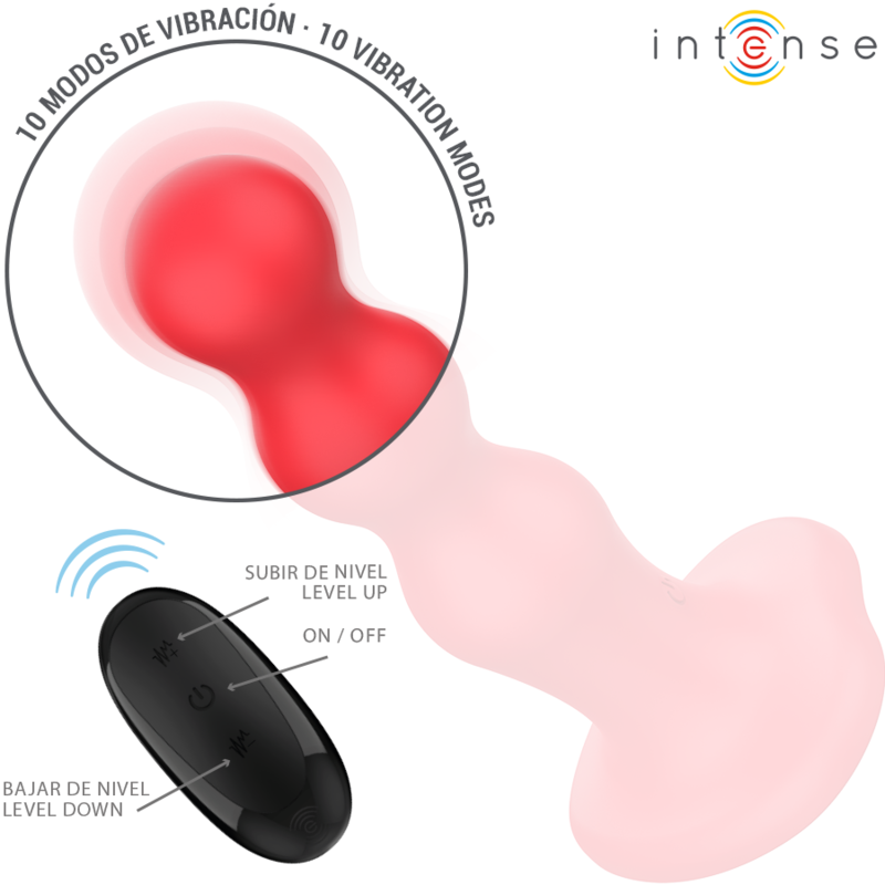 Gode Vibrant Cody Ventouse Télécommande 10 Modes Étanche - Intense