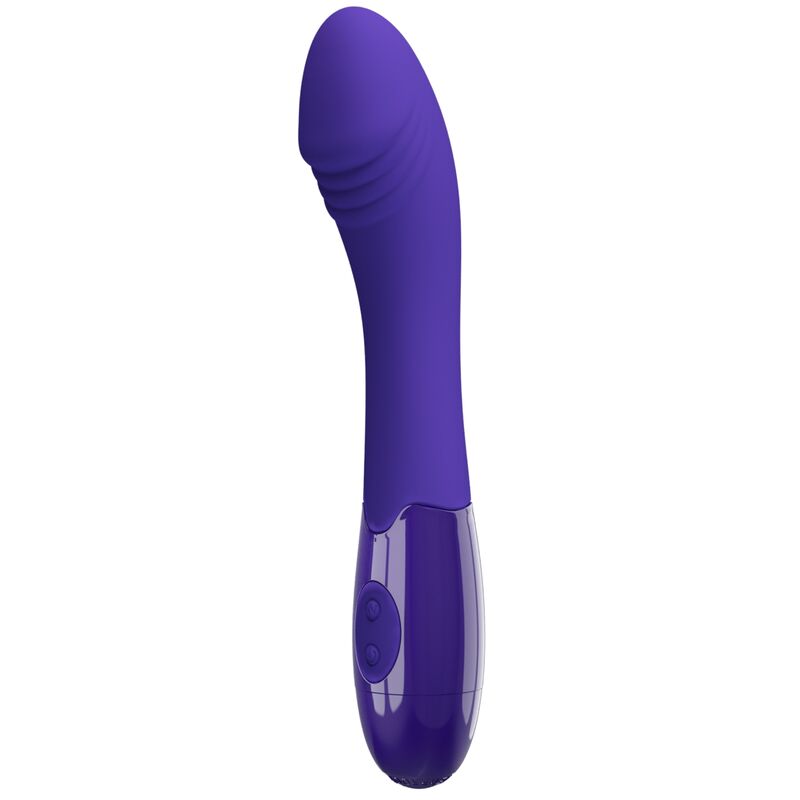 Gode Vibrant Point G Elemental Youth Silicone 30 Modes Rechargeable - Pretty Love