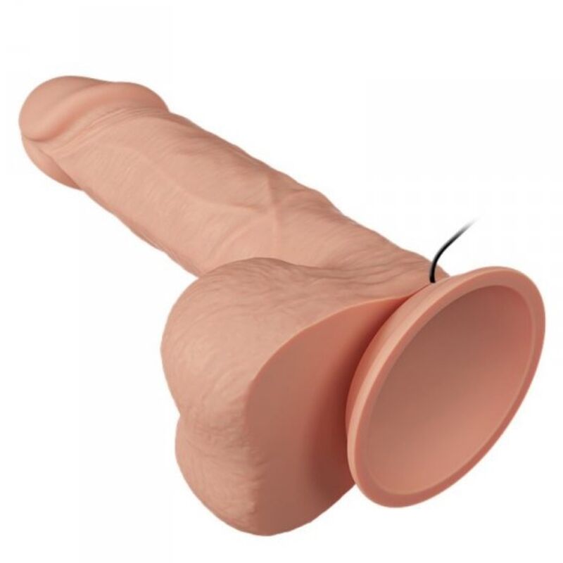 Gode Vibrant Réaliste Bahamut Ventouse 21.8 cm TPR - Baile
