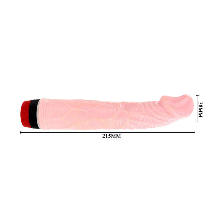Gode Vibrant Réaliste Rockin Dong Veineux 21,5 cm Étanche - Baile