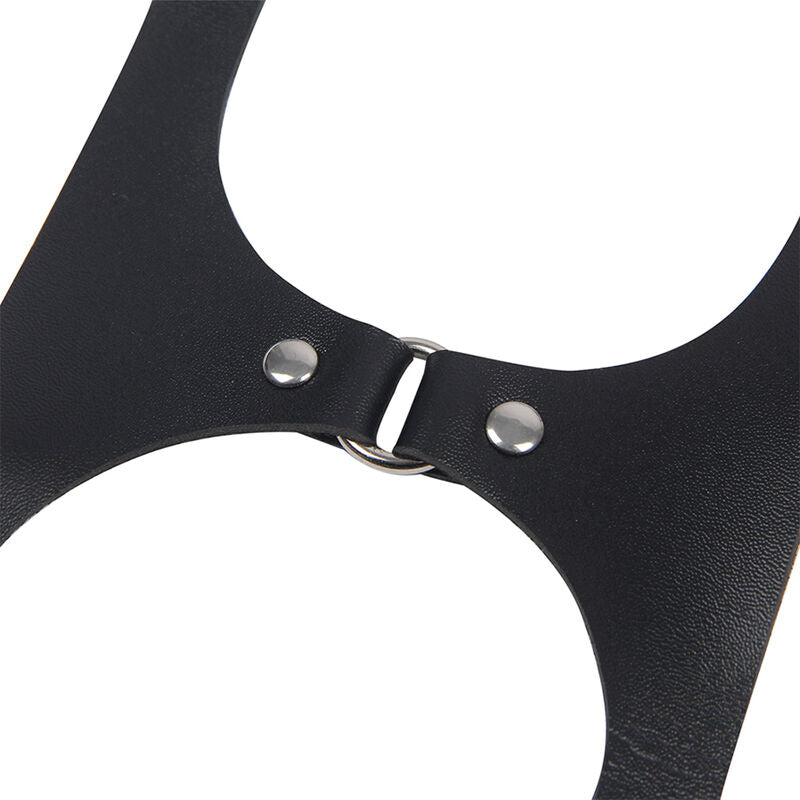 Harnais Complet BDSM Cuir Boucles Réglables Taille Unique - Subblime