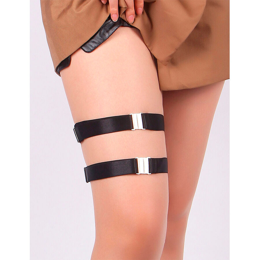 Harnais de Jambe Boucles Réglables Élastique Cuir Synthétique - Subblime