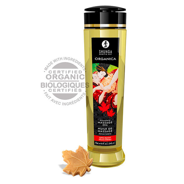 Huile de Massage Bio Comestible 240 ml - Shunga
