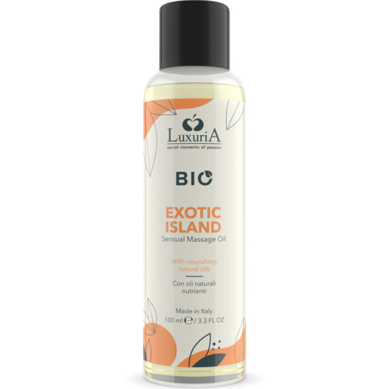 Huile de Massage Bio Îles Exotiques Notes Fruitées 100 ml - Intimateline