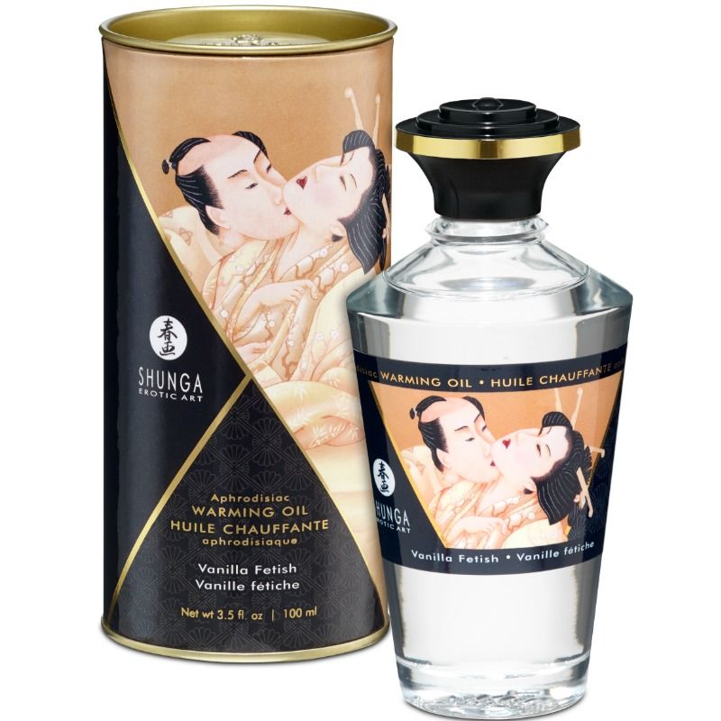 Huile de Massage Effet Chaleur Comestible 100 ml - Shunga