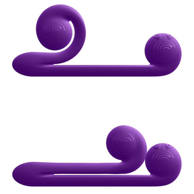Vibromasseur Double Snail Vibe 8 Stimulations Clitoris et Vagin - Silicone