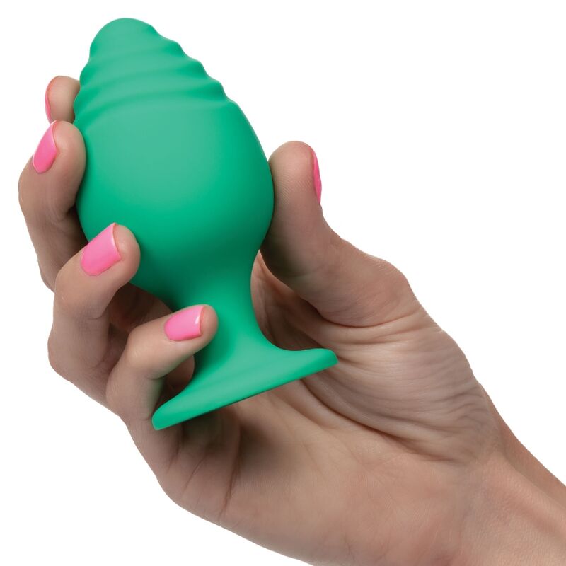 Set de 2 Plug Anal Cheeky - Silicone Ventouse S et L - CalExotic