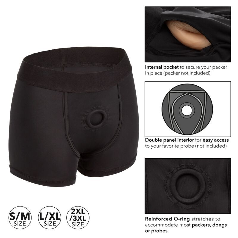 Harnais Boxer Boundless - Confort Premium Compatible Gode - CalExotics