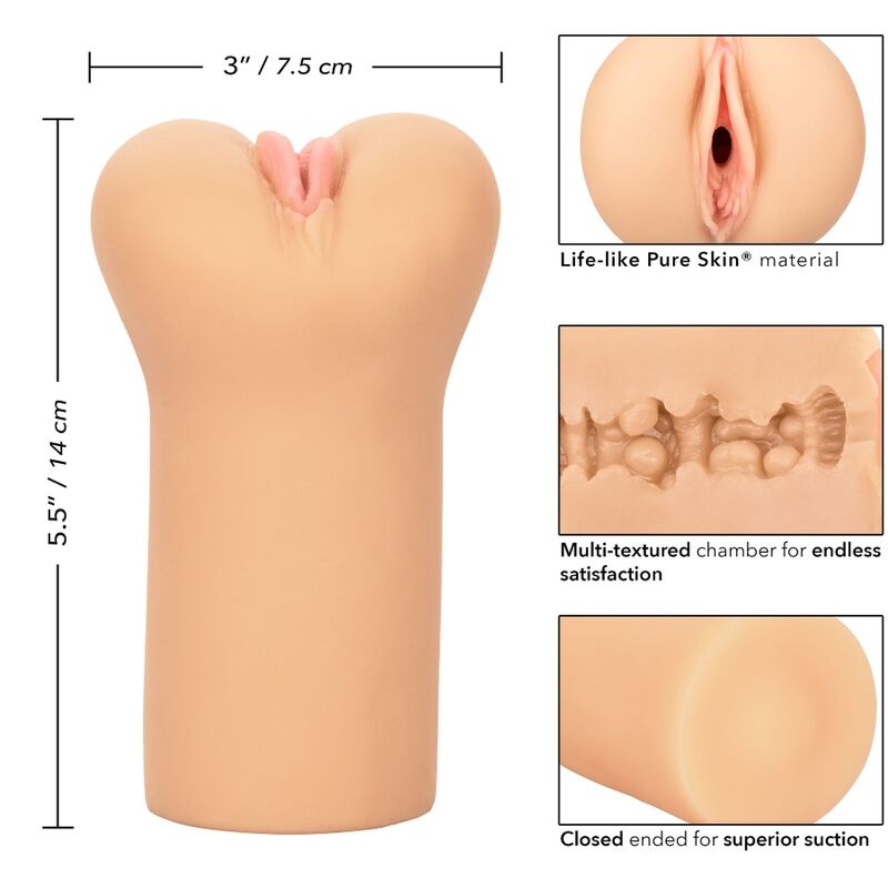 Vaginette Boundless Vulva Stroker Multi-Texturée - CalExotics