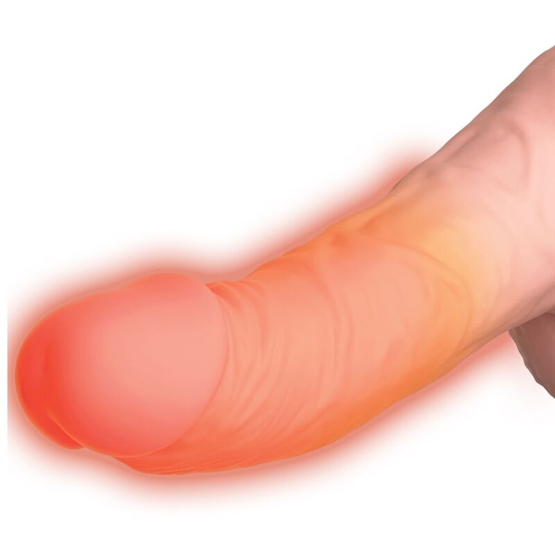 Gode Va-et-Vient Chauffant Triple Menace 7 Modes Rechargeable - King Cock