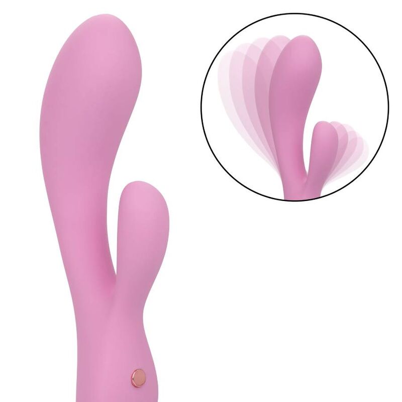 Vibromasseur Rabbit Contour Flexible 10 Fonctions Double Moteur - CalExotics