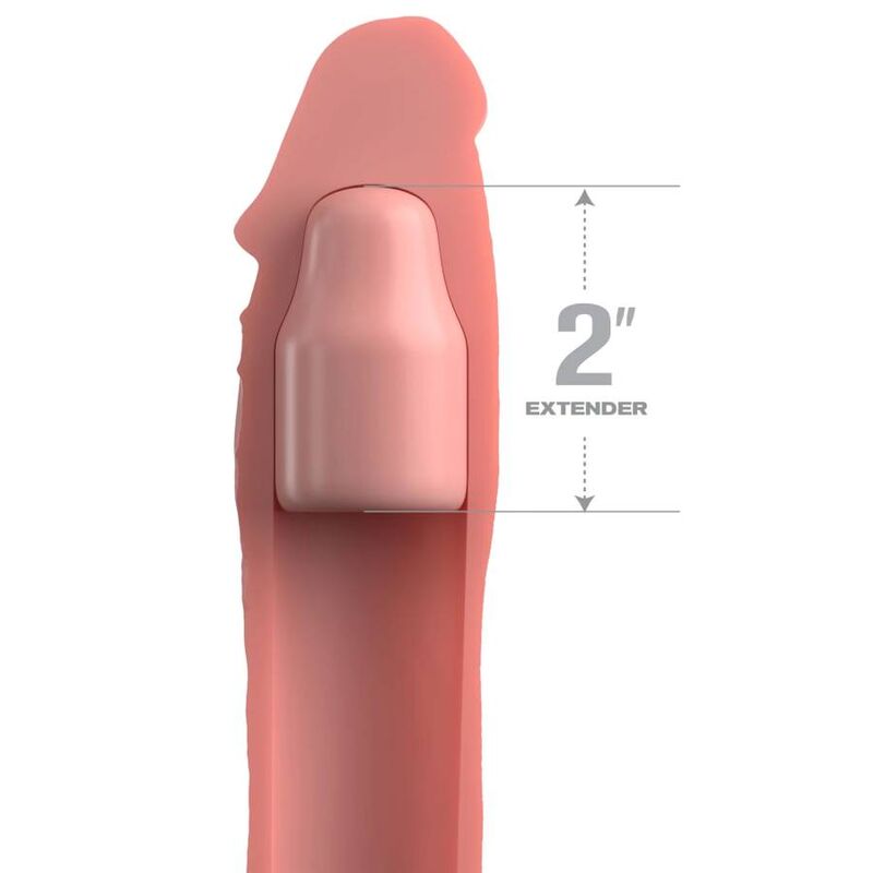 Gaine à Pénis Fantasy X-Tensions 17,78 cm avec Plug - Pipedream