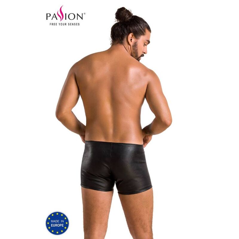 Boxer Sexy Homme 049 Noir Mat Coupe Ajustée Effet Seconde Peau - Passion Men