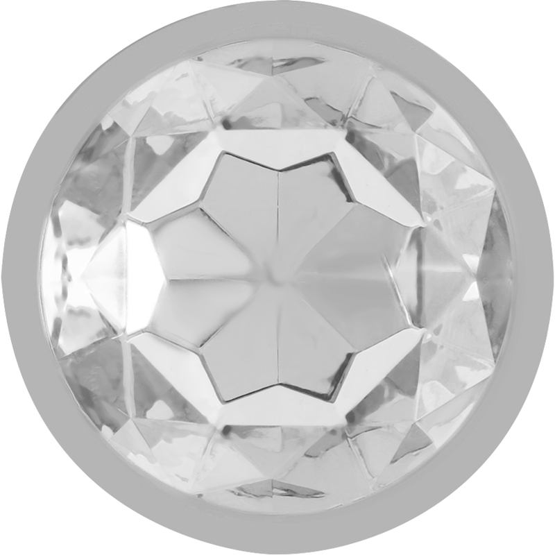 Plug Bijou Aluminium Cristal - 3 Tailles Disponibles - Intense