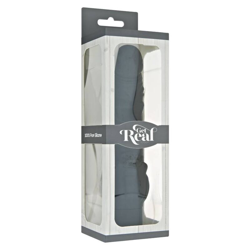 Vibromasseur Classic Stim avec Stimulateur Clitoridien - Silicone - Get Real