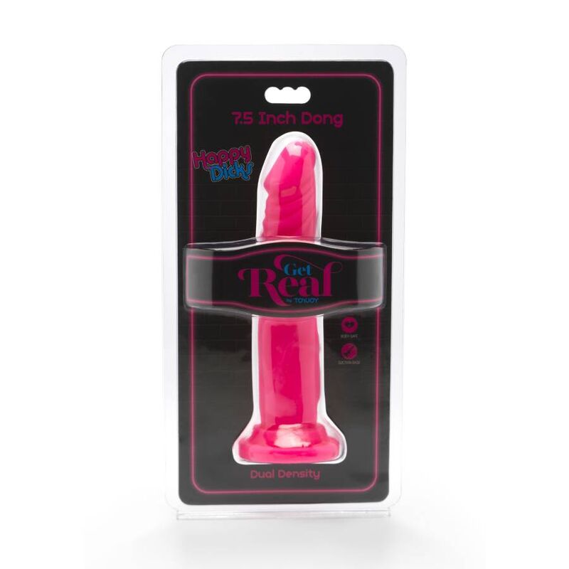 Gode Réaliste Happy Dicks Dong Grand Format avec Ventouse - Get Real