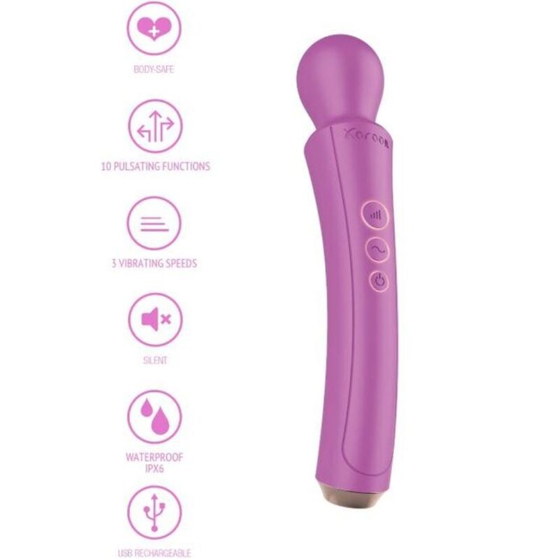 Vibromasseur Wand La Baguette Courbe - Xocoon