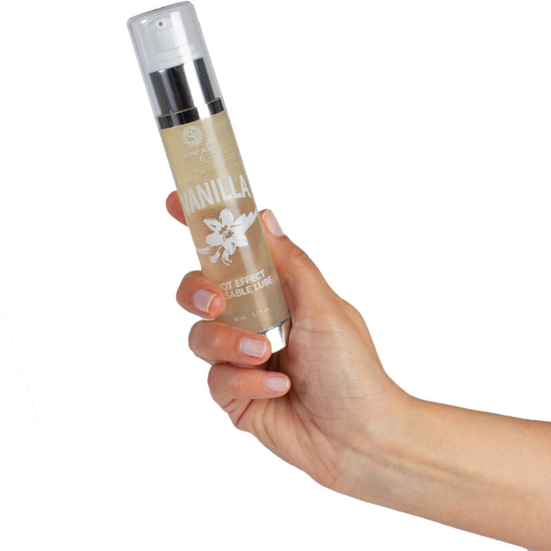 Lubrifiant Chauffant Comestible 2-en-1 Base Eau 50 ml - Secretplay