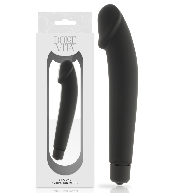 Vibromasseur Réaliste Silicone - 7 Modes de Vibration - Dolce Vita