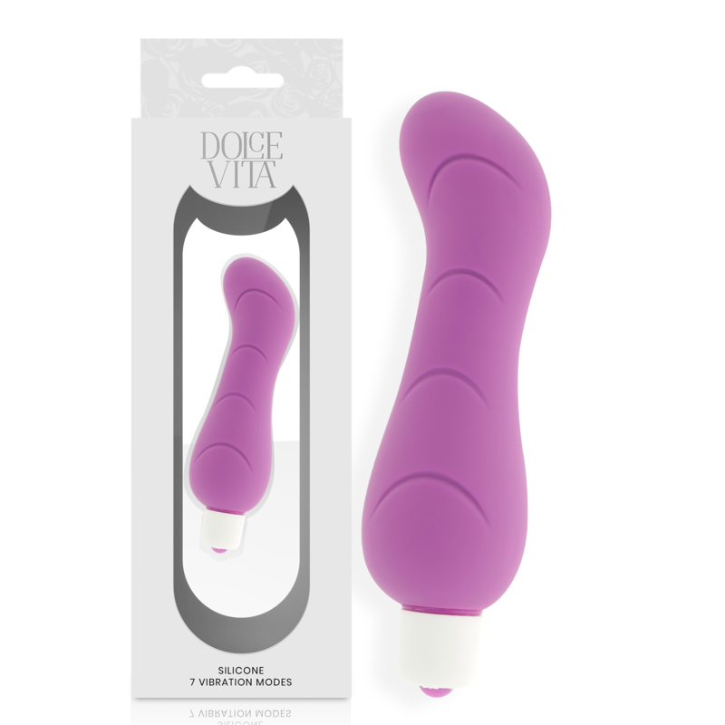 Vibromasseur Point G Silicone - 7 Modes de Vibration - Dolce Vita