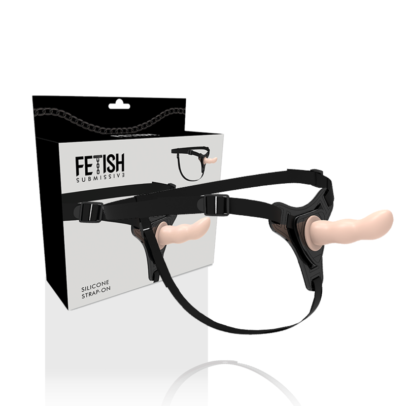 Gode Ceinture Silicone Point G - Harnais Élastique Ajustable - Fetish Submissive