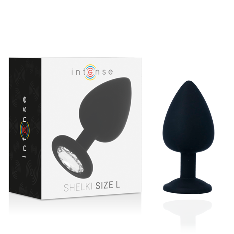 Plug Anal Shelki avec Base Diamant - Silicone Doux Étanche - Intense