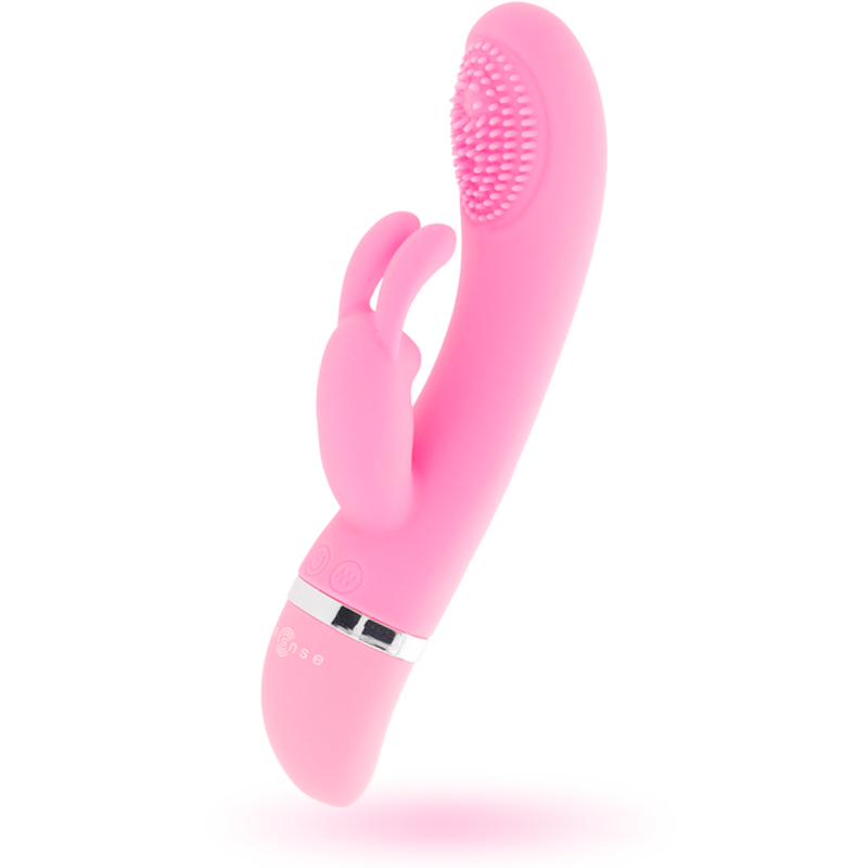 Vibromasseur Rabbit Susy Oscillant Silicone Rechargeable - Intense