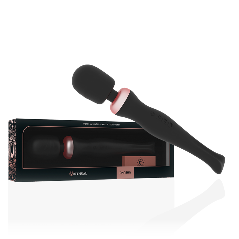 Wand Vibromasseur Akasha 2.0 Puissant Rechargeable Silicone - Rithual