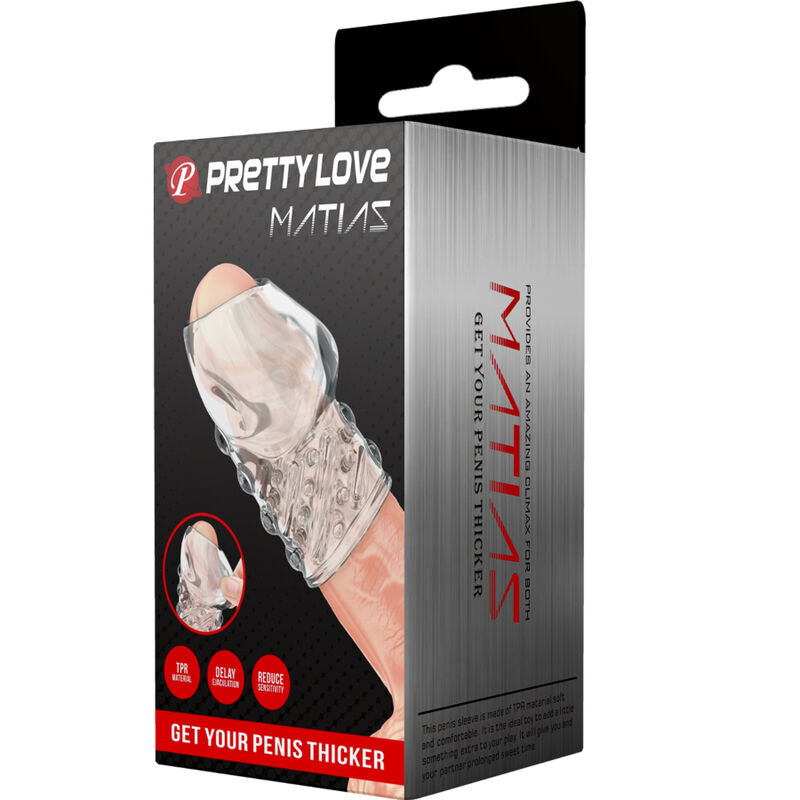 Gaine à Pénis Matias Transparente Effet Épaississant - Pretty Love