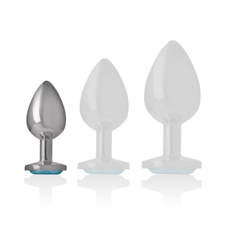 Plug Bijou en Aluminium - Base Cœur Brillante - Intense
