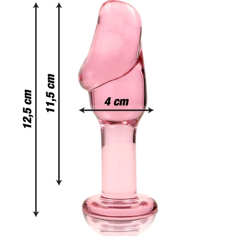 Plug Anal Verre Borosilicate Nebula Modèle 6 Base Large 12,5 cm - Nebula Series By Ibiza