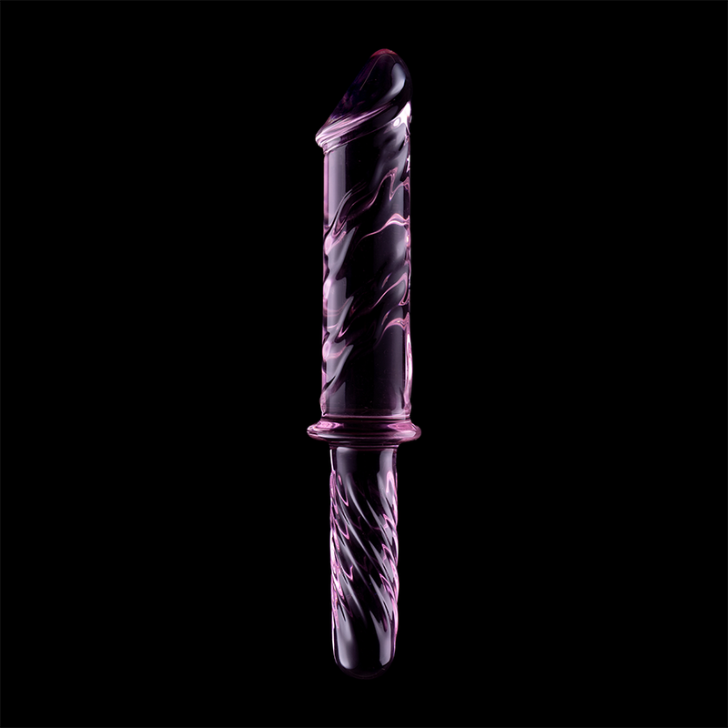 Gode en Verre Borosilicate Modèle 24 Rose 28,5 cm - Nebula Series By Ibiza