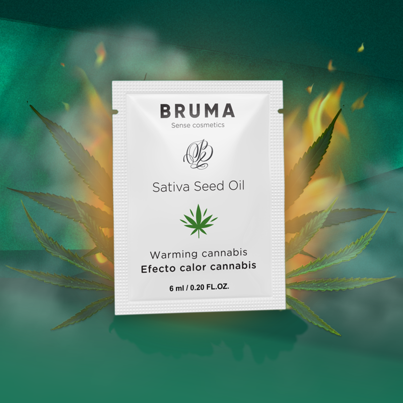 Lubrifiant Chauffant Cannabis Base Eau - Gel Aromatisé - Bruma