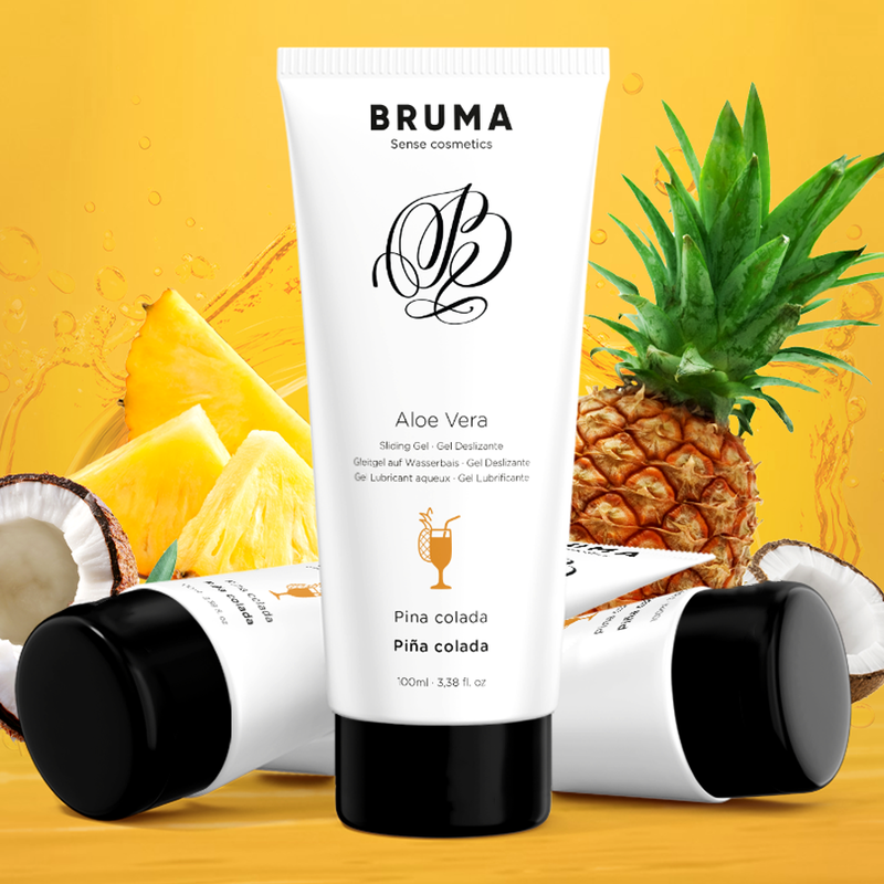 Lubrifiant Gel Aloe Vera Saveurs Base Eau - Bruma