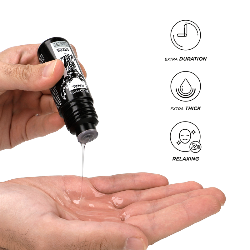 Gel Lubrifiant Anal Silicone Black Hole Dilatation et Relaxation