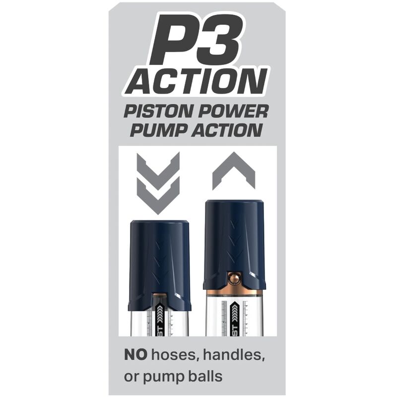 Pompe à Pénis Manuelle Max Boost - Piston Intégré - Pump Worx