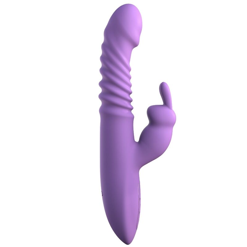 Vibromasseur Rabbit Chauffant Oscillation Poussée 9 Modes Rechargeable - Fantasy