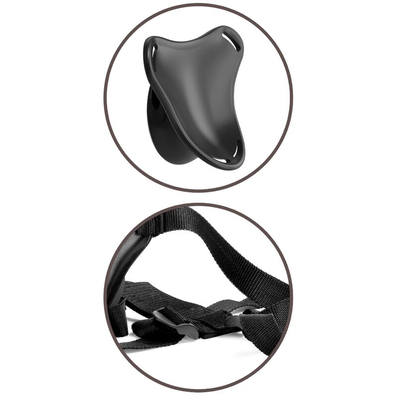 Gode Ceinture Elite Harnais Réglable Réaliste - King Cock