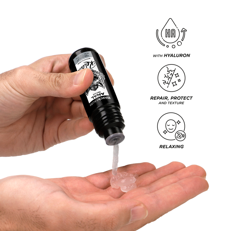 Gel Lubrifiant Anal Black Hole Repair - Relaxant Base Eau à l'Hyaluron