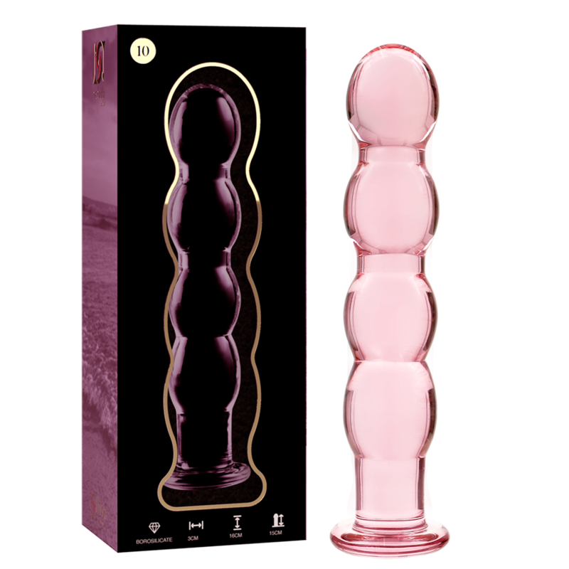 Gode en Verre Borosilicate Modèle 10 Texturé 16,5 cm - Nebula Series By Ibiza
