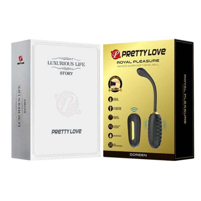 Œuf Vibrant Connecté Doreen Rechargeable Silicone - Pretty Love