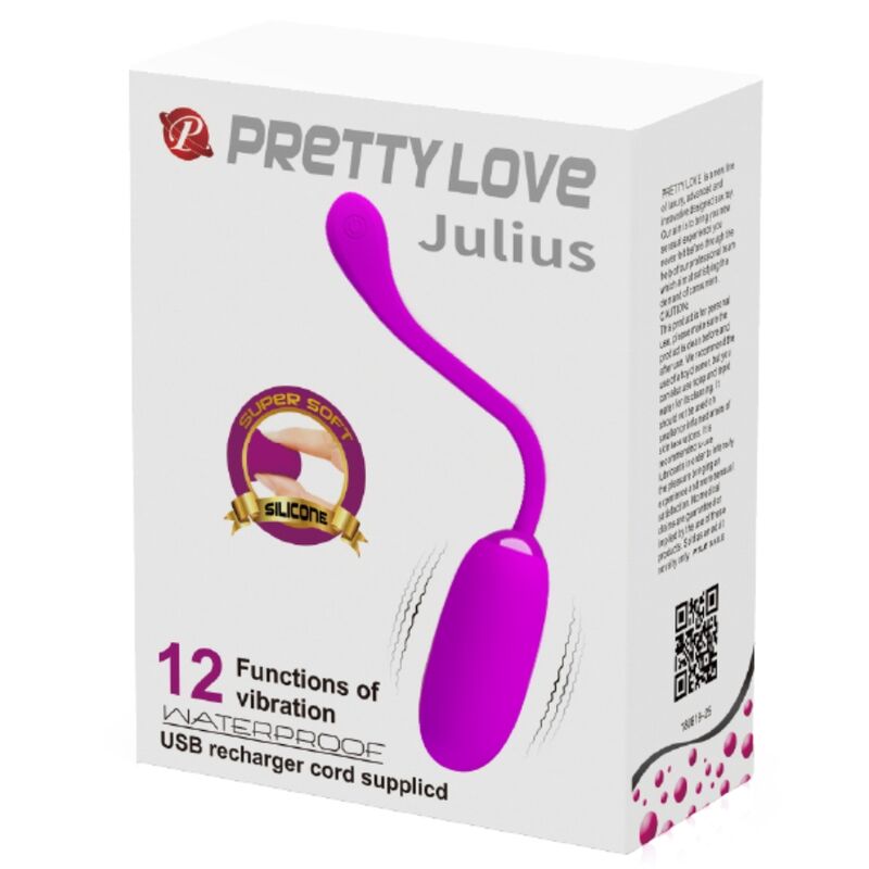 Œuf Vibrant Julius Télécommandé - Pretty Love