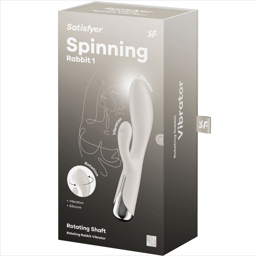 Vibromasseur Rabbit Spinning Rabbit 1 Point G Bille Rotative Rechargeable - Satisfyer