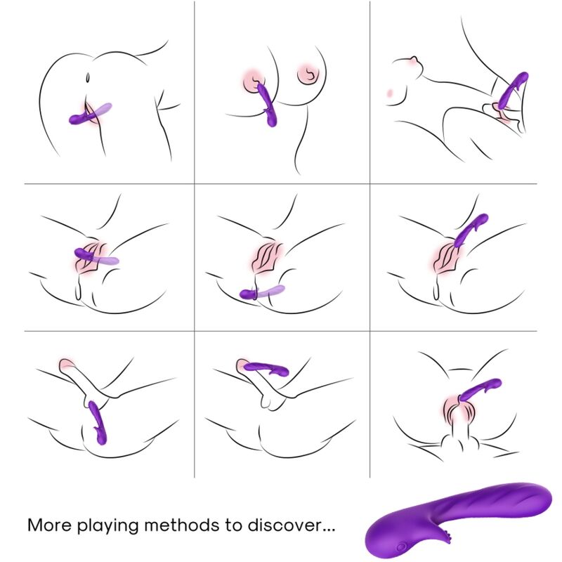 Vibromasseur Point G Romance - Stimulateur Clitoridien 9 Modes - Armony